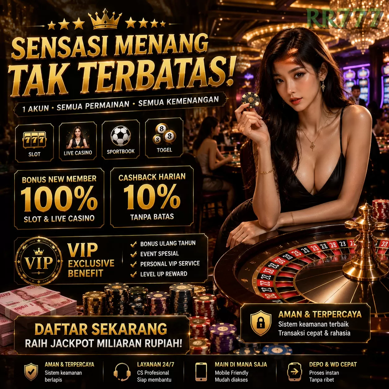 Ikon aplikasi rr777 resmi